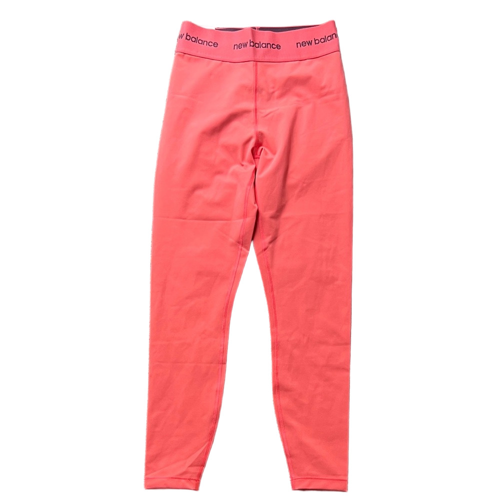 NWT New Balance Sleek High-Rise 25” Leggings Coral Pink Small Gym Running Active